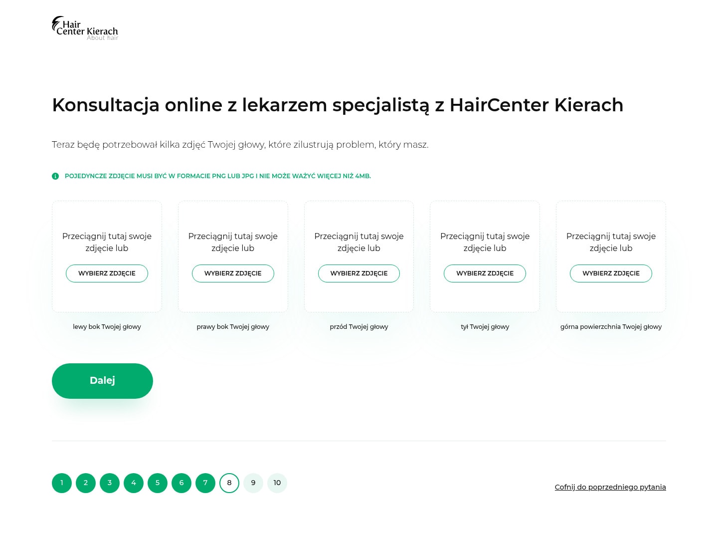 Zdjęcia jako część diagnostyki online