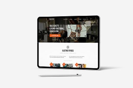 Widok projektu Electric Fitness